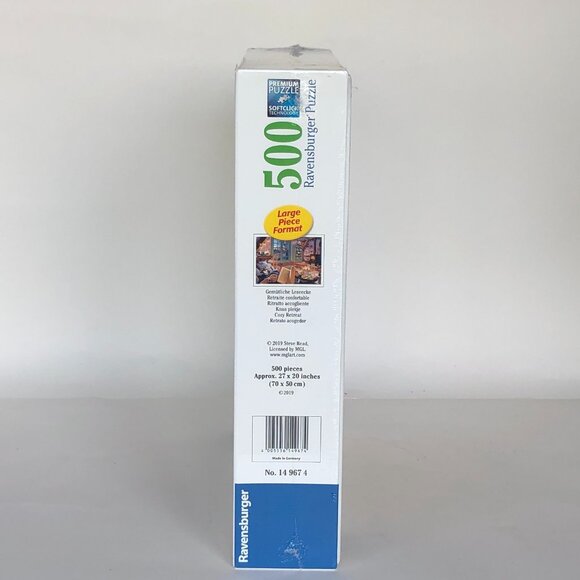 New sealed Ravensburger 500 pcs Large Format Puzzle-Cozy Retreat - Picture 9 of 13